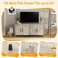 thumbnail image 4 of Auranook Cat Litter Box Enclosure for 2 Cats, Modern Litter Box Furniture , Indoor Cat House Side End Table TV Stand, 4 of 8