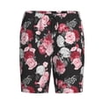 thumbnail image 4 of Wukai Rose Flowers Men’s Short Pajama Pants With Pockets Soft Sleep Pj Shorts for Men-XX-Large, 4 of 6