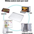 thumbnail image 3 of Tutuviw Stainless Steel Sheet Pan Baking Sheet Set of 4 Sheet Baking Pans Stainless Steel Bakeware Non Toxic & Healthy, Mirror Finish & Rust Free, 3 of 7