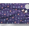 thumbnail image 3 of Soimoi Blue Heavy Canvas Fabric Insect Print Sewing Fabric Yard 58 Inch Wide, 3 of 3