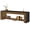 Black and Dark Brown, variant on Fnova 70.87" Modern Farmhouse TV Stand with Open Storage Shelf, Two-Tone Brown & Black Entertainment Center, Media Console Table, Living Room Home Decor Furniture