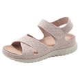 thumbnail image 2 of Mostsola Walking Sandals for Women Comfort Soft Sole Open Toe Lightweight Summer Beach Shoes, 2 of 8