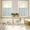 Teal Green, variant on Red Striped Window Tier Curtains 24 Inch Length, Farmhouse Modern Red Stripes Rod Pocket Kitchen Window Treatments Drapes for Bedroom, Cafe, Living Room, 2 Panels, 27.5 W x 24 L