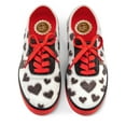 thumbnail image 2 of Hot Chocolate Design Women’s Sneakers – Polka Pup Love Lace-Up Low-Top Casual Shoes, Faux Fur Upper, Low Arch, Removable Insole, Size 7, 2 of 2