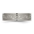 thumbnail image 3 of Titanium 6mm Celtic Knot Ring Wedding Designed Man Claddagh  For Dad Mens  For Him, 3 of 11