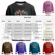 thumbnail image 4 of RKSTN Carnival Party Sweatshirts for Men Oversized Crew Neck Carnival Graphic Print Versatile Fleece Sweatshirt Mens Casual Round Neck Relaxed Fits Comfy Pullover Sweatshirt Top Fall Winter Clothes, 4 of 7