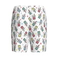 thumbnail image 2 of Lsque Milk Tea Mens Sleep Pajama Shorts,Short Pajama Pants, Cotton Ultra-Soft Knit-Medium, 2 of 9