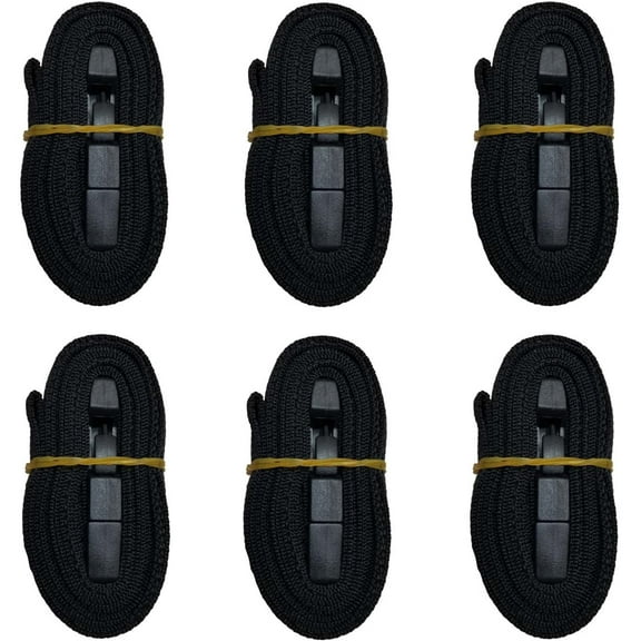 Seamander Boat Cover Tie Down Straps Length Adjustable Quick Release Tightening Straps,6 Packs, 1"Wx96"L, Male Female