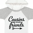 thumbnail image 4 of Inktastic Cousins Make the Best Friends with Arrow Boys or Girls Baby Bodysuit, 4 of 5