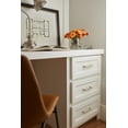 thumbnail image 2 of Amerock Merced 5-1/16 inch (128mm) Center-to-Center Champagne Bronze Cabinet Pull, 2 of 7