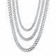 thumbnail image 4 of Cadena cubana de pulido de seis lados de hip-hop de acero inoxidable Collar de acero de titanio para hombres europeos y estadounidenses con cadena Cadena de suéter de moda simple, 4 of 4