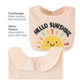 thumbnail image 3 of The Peanutshell Terry Feeding Baby Girl Bibs, 10 Pack, Hello Sunshine, 3 of 7
