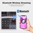 thumbnail image 3 of Mezclador de sonido para DJ BOMGE 04D portátil Bluetooth 4 canales USB, 3 of 9