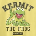 thumbnail image 2 of Junior's The Muppets Kermit 1955 Collegiate Racerback Tank Top Banana Large, 2 of 4