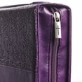 thumbnail image 7 of Christian Art Gifts Purple Faux Leather Bible Cover for Women Faith Purple Paisley- Hebrews 11:1 Zippered Case for Bible or Book with Handle, Medium Christian Art Gifts, 7 of 7