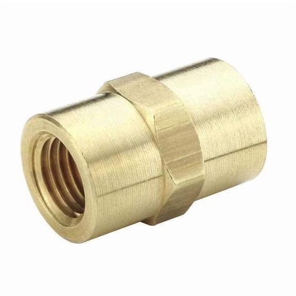 Coupling Brass Dryseal Pipe Fitting, 1/2 in Female NPT X 1/2 in Female NPT