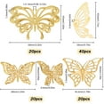 thumbnail image 2 of DIY Jewelry Making Finding Kit Including 100Pcs 4 Styles Iron Filigree Joiners & Pendant Etched Metal Embellishments Butterfly Golden 21~42x10.5~59x0.15~1.5mm Hole: 1.8~3mm 100pcs/box, 2 of 9