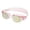 Pink, variant on Swimming Fog Goggles Full Frame Large Angle Design with Silicone Adjustable Straps for Comfortable Swimming Performance, 48.5cm, White