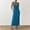 Blue, variant on TMOYZQ Women’s Beach Cover Ups Dress Crochet Sleeveless Hollow Out Side Split Maxi Knit Bikini Beachwear