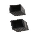 thumbnail image 3 of Tapa de extremo cuadrada de 2 piezas, cubierta de tubo para equipo de Fitness y gimnasio, para sala de gimnasio resistente Tipo F, 3 of 8