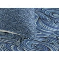 thumbnail image 3 of Ambesonne East Quilted Coverlet 3 Pcs, Zentangle Exotic, King Size, Pale Blue Navy Blue, 3 of 4