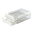 thumbnail image 2 of OEFNTAC Storage Bins Egg Trays Egg Organizer for Refrigerator,Multi Layer Push Pull Drawer Plastic Fridge Egg Storage Bins with Lids & Handle Stackable Egg Holder for Refrigerator, 2 of 6