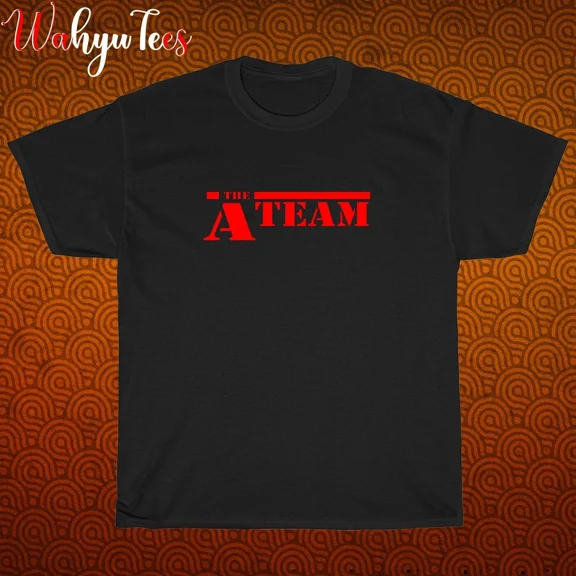 New The A Team Movie Logo Black/Grey/Navy/White Size S-5XL Unisex T-Shirt