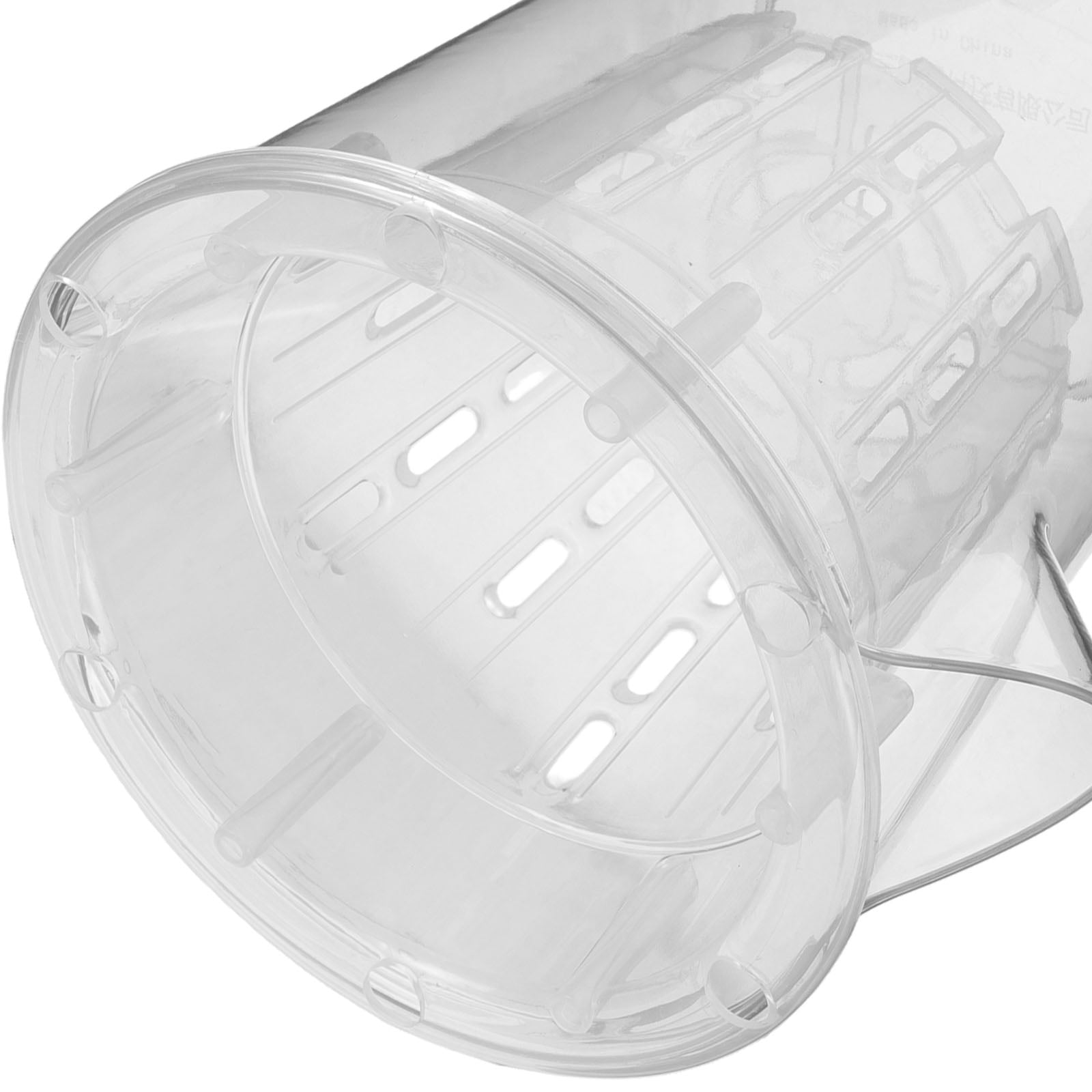 LOLIPPYY Transparent Orchid Flower Pot with Drainage Holes, Breathable Hydroponic Resin Planter for Indoor Gardening and Home Plants
