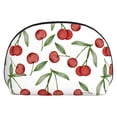 thumbnail image 7 of YFYANG 2 Piece Women's Portable Makeup Bags, Watercolor Cherry Graffiti Clutch Travel Toilet Bags Cosmetic Organizer, 7 of 7