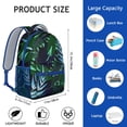 thumbnail image 6 of Aloha Tropical Plant Backpack - Waterproof & Breathable School Bag with Jungle Leaves Design for Students, 6 of 6