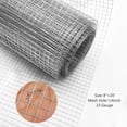 thumbnail image 4 of Hardware Cloth 1/4 Inch Galvanized Wire Mesh Roll 8 Inch x 20 ft (23GA) for Garden  Welded  Wire Fencing Roll,  Cages Snake Fence (8in-20ft), 4 of 7
