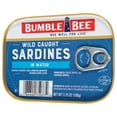 thumbnail image 3 of Bumble Bee Wild Caught Sardines in Water, Gluten Free, 12g Protein per Serving, Clean Ingredients, Kosher, Shelf Stable Tin Can, 3.75 oz, 3 of 7