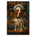 thumbnail image 3 of Funny Dog Kitchen Wall Art - Dining Room Wall Decor - American English Coonhound Cooking Food Canvas Prints for Farmhouse Kitchen Decor, Modern Restaurant Painting Artwork, 3 of 6