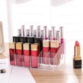 thumbnail image 4 of Soporte de lápiz labial de 24 rejillas, caja de almacenamiento de cosméticos acrílicos, puede almacenar y ordenar pintalabios, esmalte de uñas y estante de exhibición de Joyas, 4 of 5