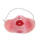 thumbnail image 1 of Máscara de látex de media cara, accesorio divertido para disfraz de Halloween (labios rojos)., 1 of 7