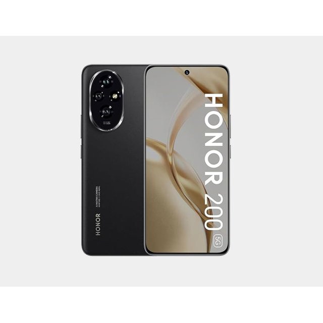 Honor 200 5G 256 Go ROM 12 Go RAM Double SIM GSM Débloqué - Noir