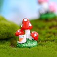 thumbnail image 5 of Mushroom Ornament Decorative Attractive Beautiful Color Painting Mushroom Figurine, 5 of 5