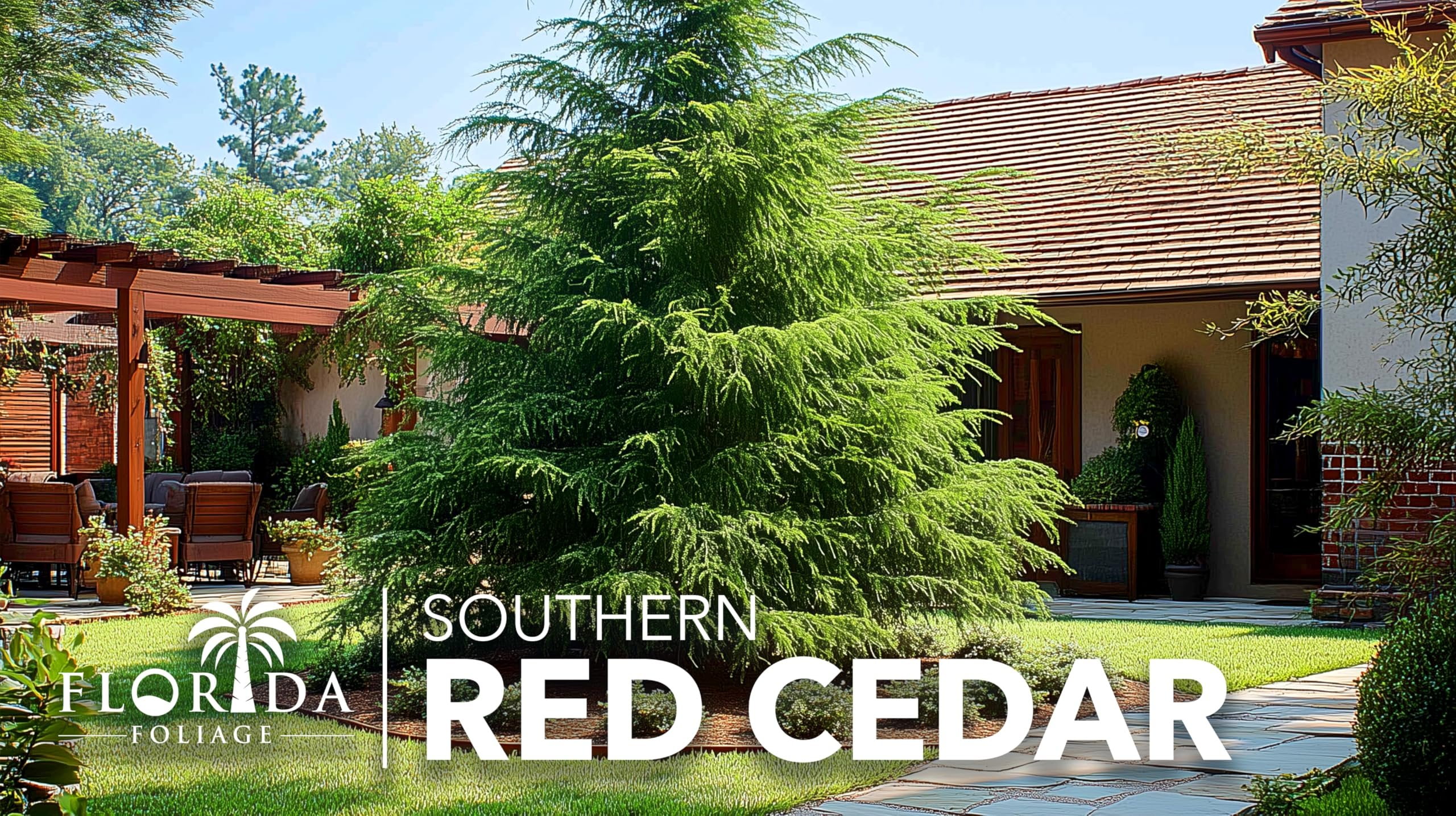 Southern Red Cedar Tree  10 Live Plants  Juniperus virginiana Silicicola  Fast Growing Evergreen Hardy Trees