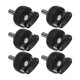 thumbnail image 2 of 6pcs Quick Removal Thumb Screw Steel Billet Aluminum D Ring Design Hardtop Bolts for Wrangler JK JT 2007 to 2018 Black, 2 of 5
