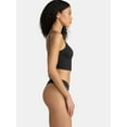 thumbnail image 2 of No Boundaries Seamless Cami Bra and Thong Panties Set, 2 Piece, Women's XS-XXXL, 2 of 8