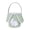 Green, variant on Purple Purple Corduroy Bunny Ears Basket Easter Themed Tote For Treats And Decor Soft Material For Long Lasting Holiday Use