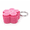 Peach Blossom Keycha, variant on 1Pc 3.9cm Flower Clicker Fidget Keychain, Eco-Friendly PLA 3D Printed Charm, Stress Relief EDC Accessory