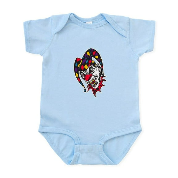 CafePress - Mad Evil Jester Clown Infant Bodysuit - Baby Light Bodysuit, Size Newborn - 24 Months