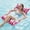 Rose - 1pk, variant on PETGLE Inflatable Pool Hammock Float - 2 Pack Water Hammock Pool Floaties Multi-Purpose (Saddle Lounge Chair Drifter) 4 in 1 Lake Beach Floating Loungers Swimming Pool Floats Toys for Adults
