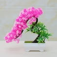thumbnail image 6 of SPRING PARK Artificial Flower Plant Tree Potted Bonsai Fake Plants for Room Office Desk Decoration, 6 of 7