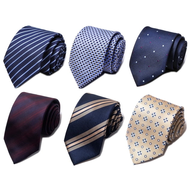 Corbata Passabin 6 PZS Seda Jacquard Tejida 7.5x146 cm