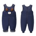 thumbnail image 2 of Ruyang Baby Cute Animal Puffer Snow Bib Overalls Toddler Zip up Ski Jumpsuit Winter Waterproof Warm Clothes Down Snowsuit, 2 of 9