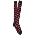 thumbnail image 1 of Naruto Shippuden Akatsuki Clouds Symbol Print Knee High Socks, 1 of 1