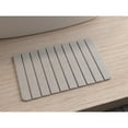 thumbnail image 5 of 24x15" Modern Diatomite Stone Medium Bath Mat in Gray, 5 of 8