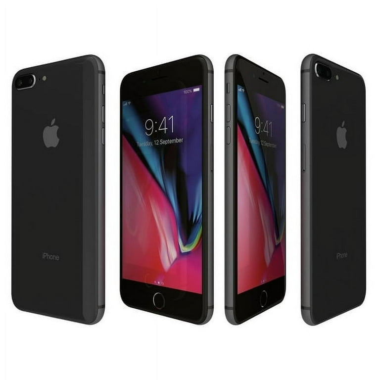 Restored Apple iPhone 8 Plus 64GB Consumer Cellular Locked Space